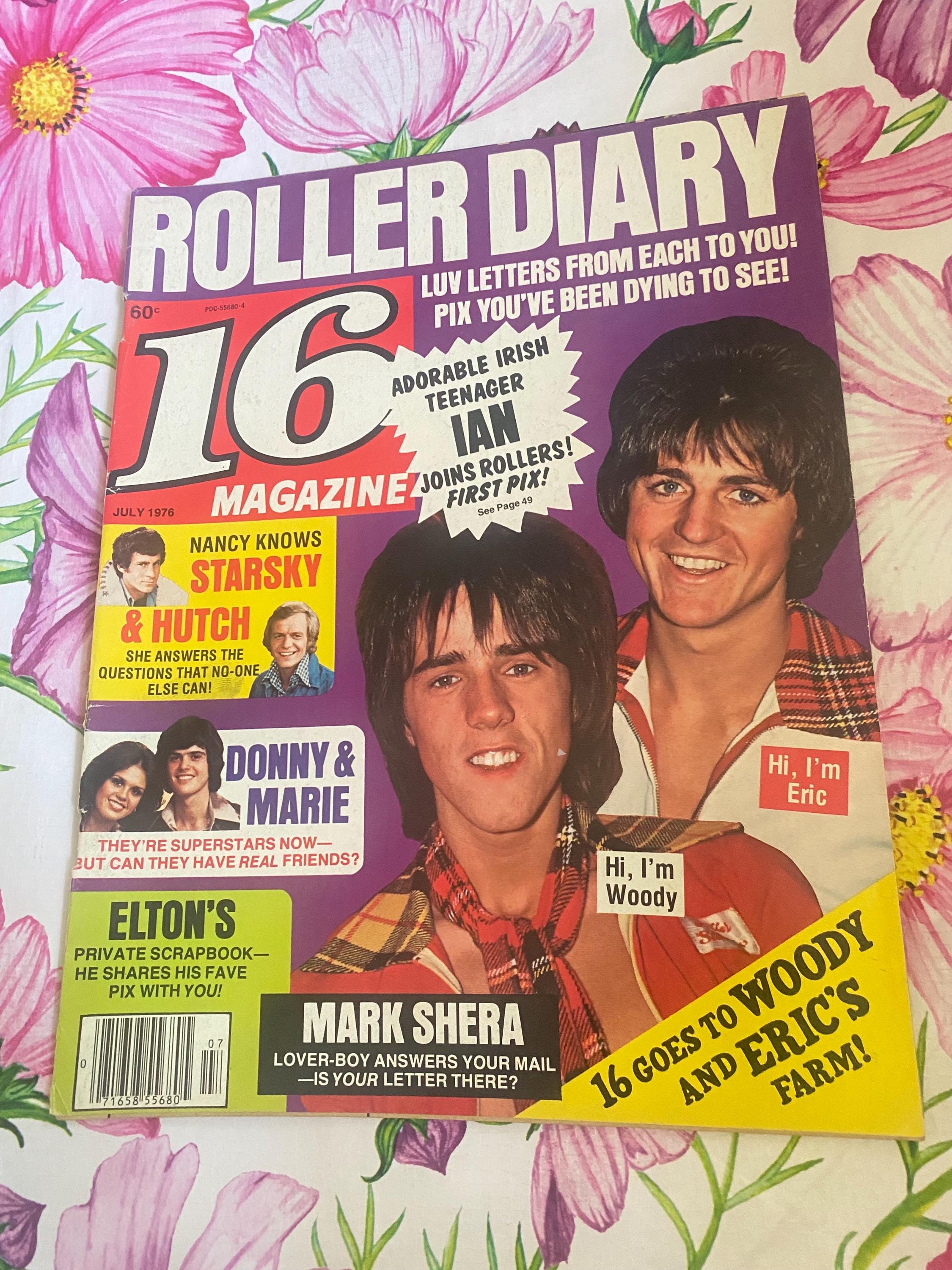 Vintage 16 Magazine July 1976 Bay City Rollers Starsky and Hutch