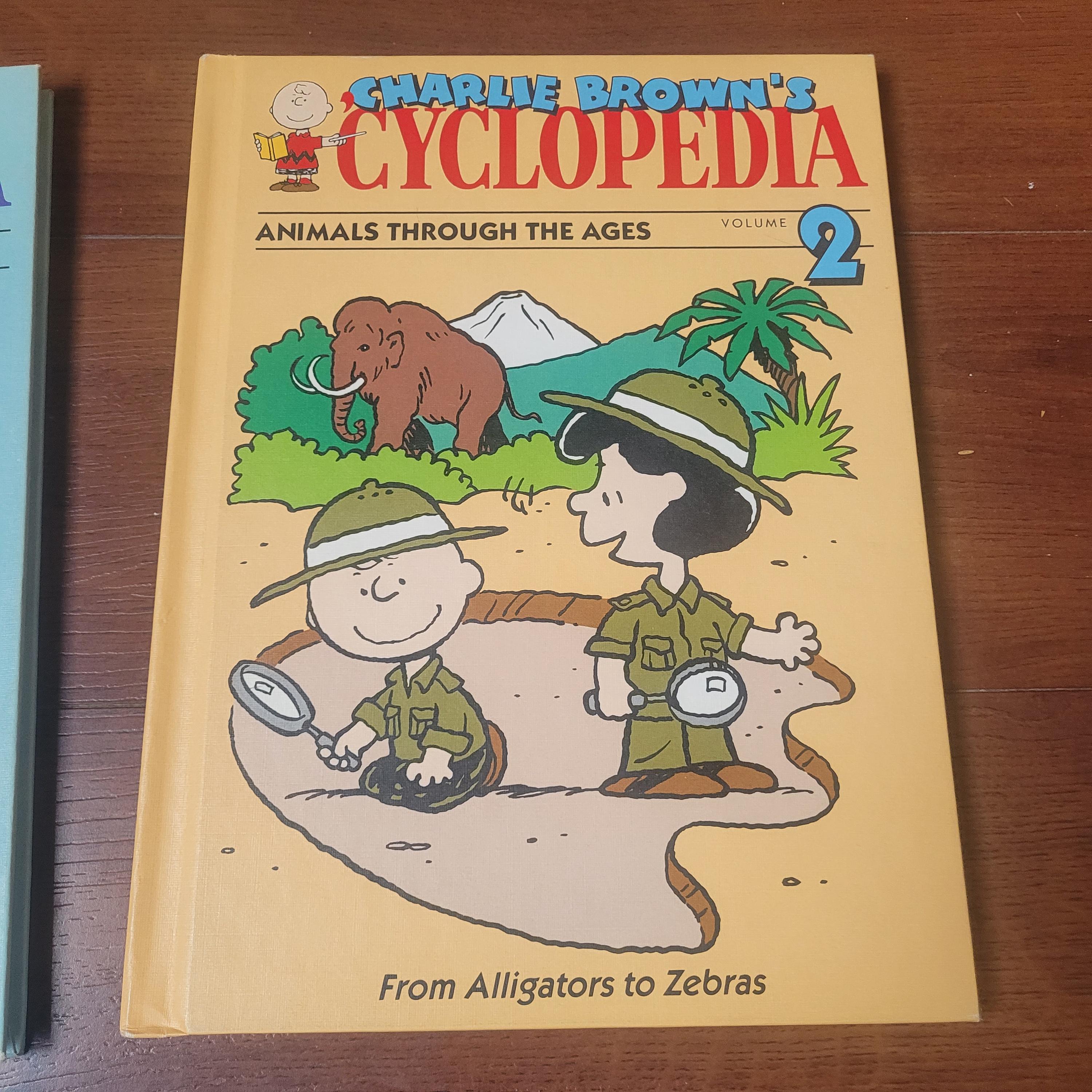 1990 Charlie Brown Cyclopedia Volume 1,2 and 3 by Funk & Wagnalls
