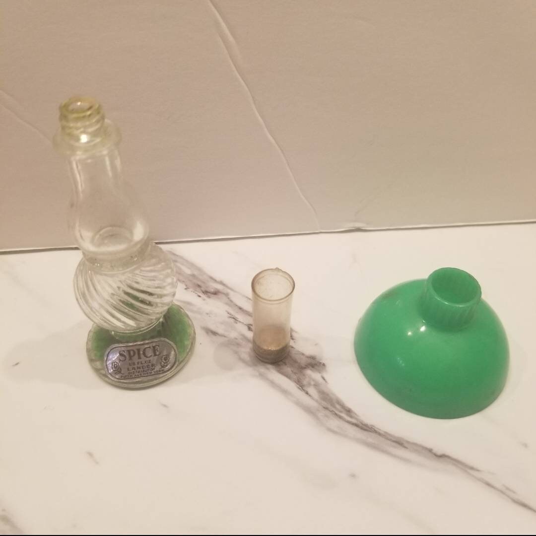 Vintage Lander Oil Lamp Perfume Bottle Etsy