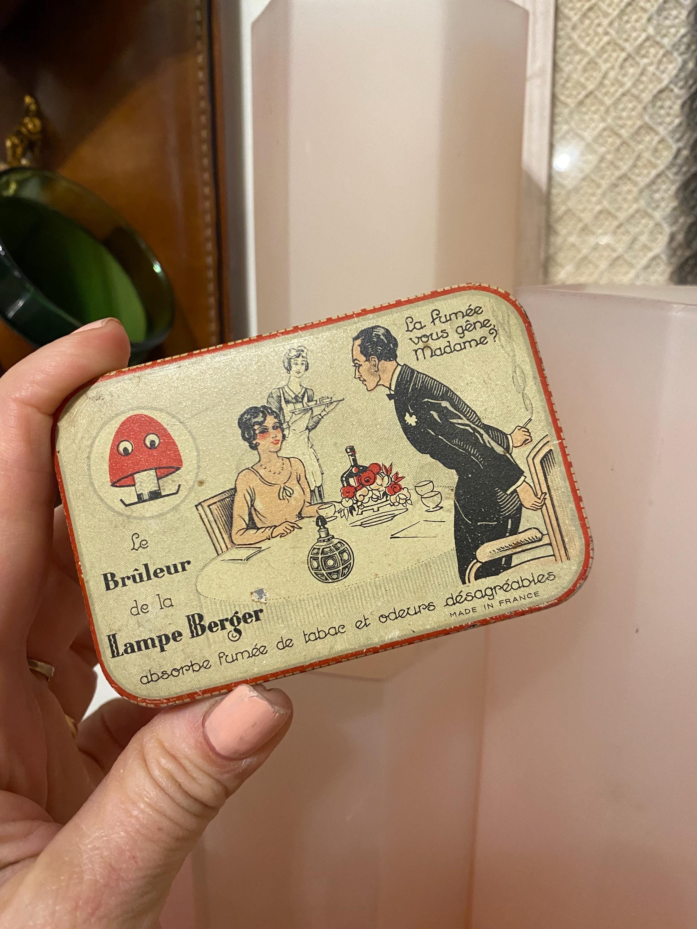 Antique Lampe Berger Advertising Pocket Tin - Etsy