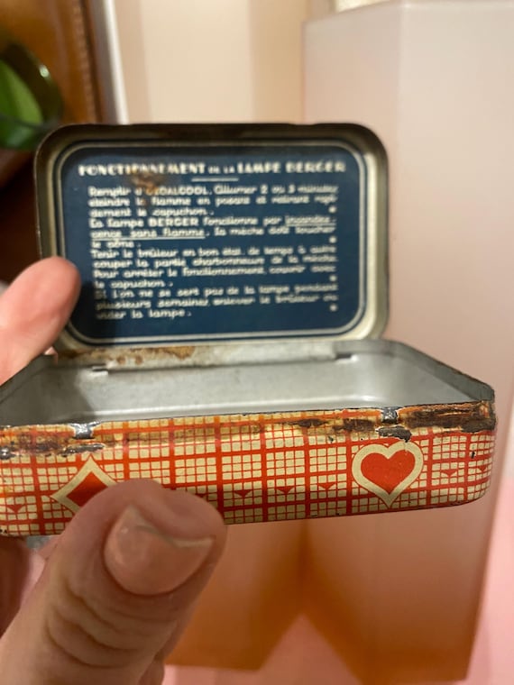 Antique Lampe Berger Advertising Pocket Tin - Etsy