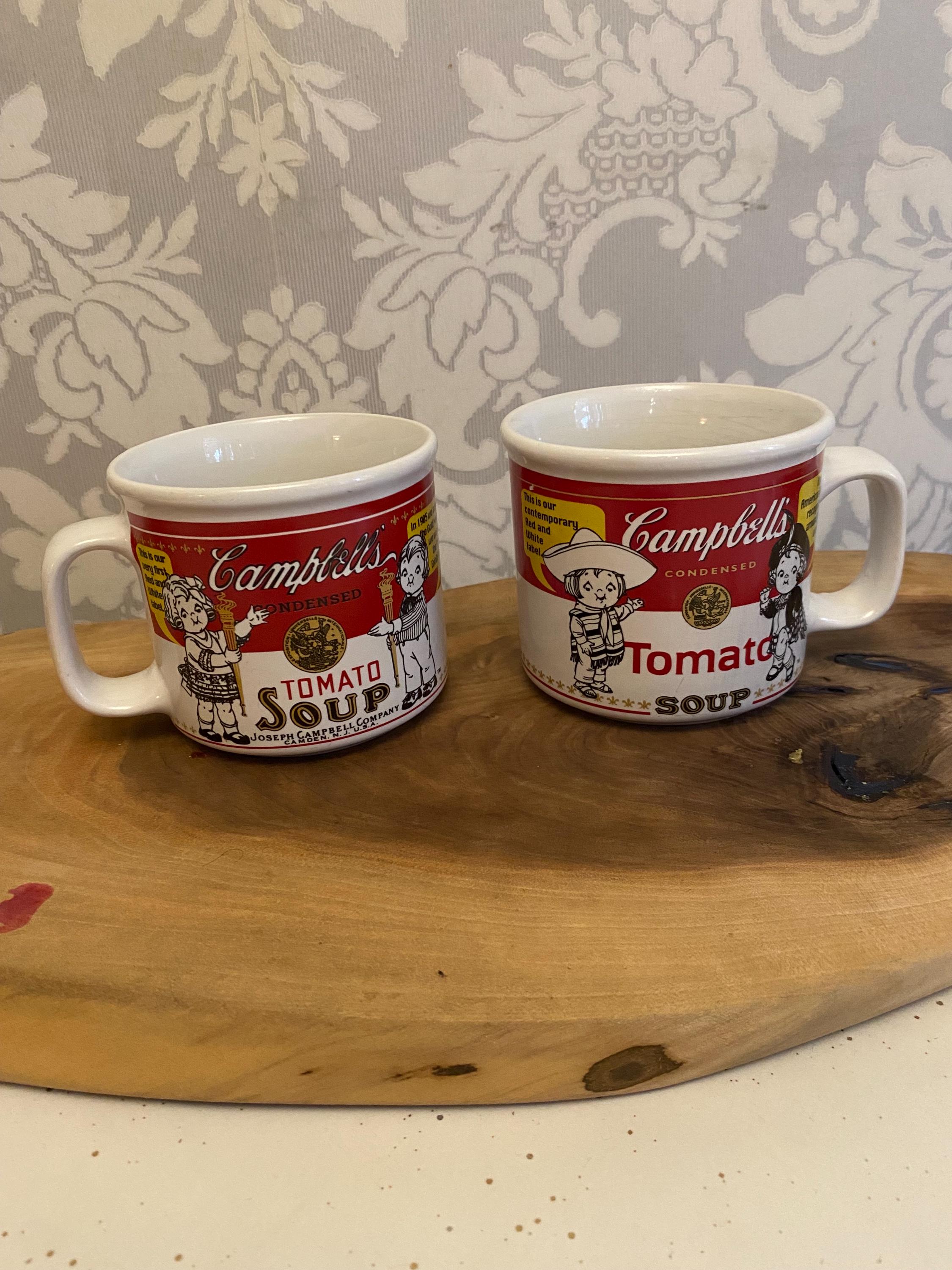 Campbell soup bowls mugs - Etsy 日本