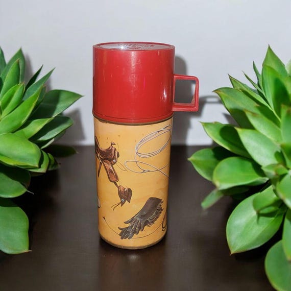 1960's Classic Vacuum Bottle Vintage Aladdin Stanley Thermos