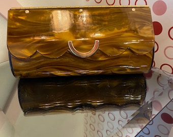 1940s Chimayo Purse With Wooden Handles - Etsy
