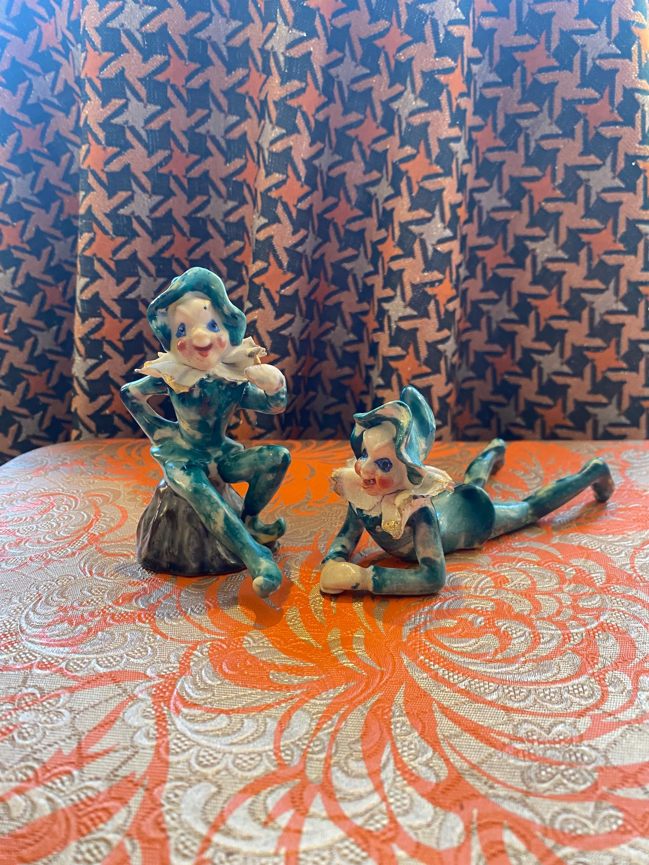 Vintage Made in Occupied Japan Pixie Elf Figurine Set – Hand