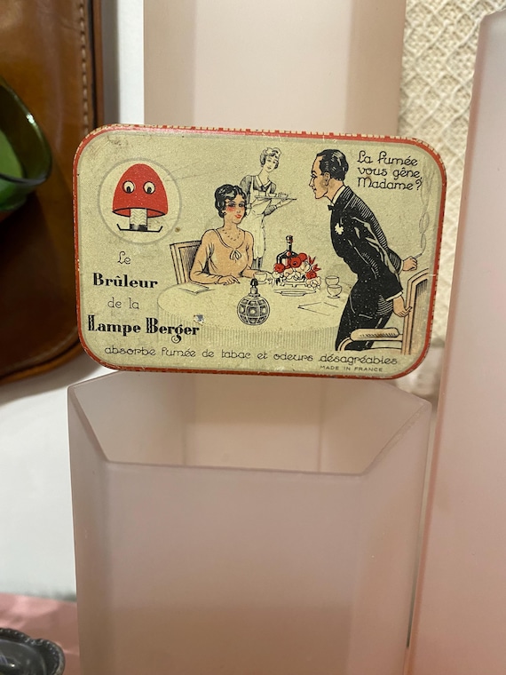 Antique Lampe Berger Advertising Pocket Tin - Etsy
