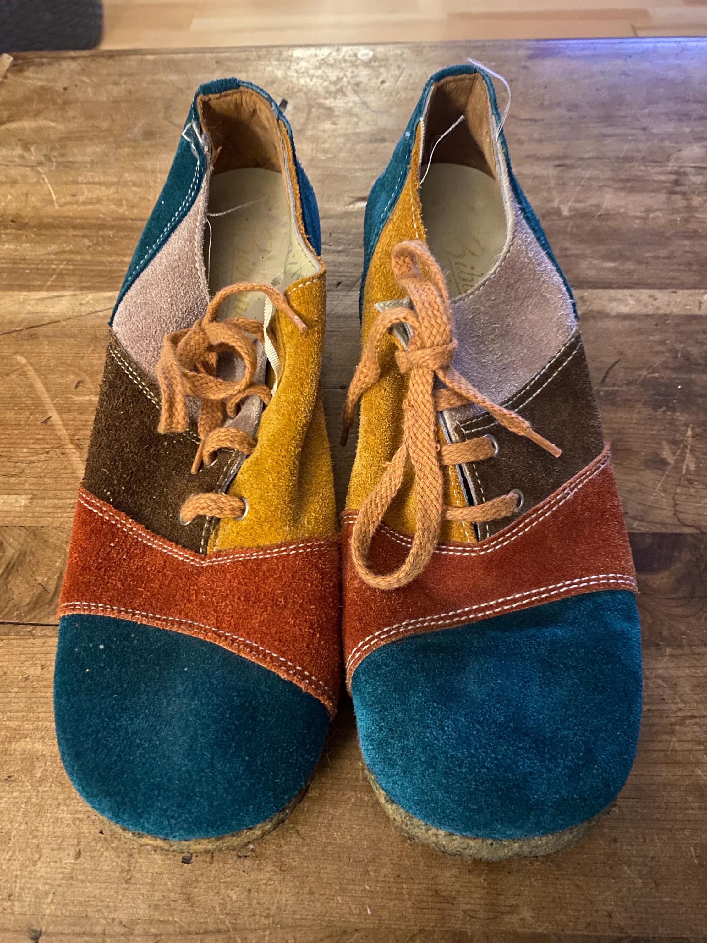 Women's Retro Sneakers In Nylon With Leather And Suede Details Pink