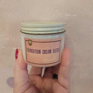 Vintage Mireille Paris Foundation Krämburk – Fransk Kosmetika från mitten av århundradet – Samlarbar sminkburk
