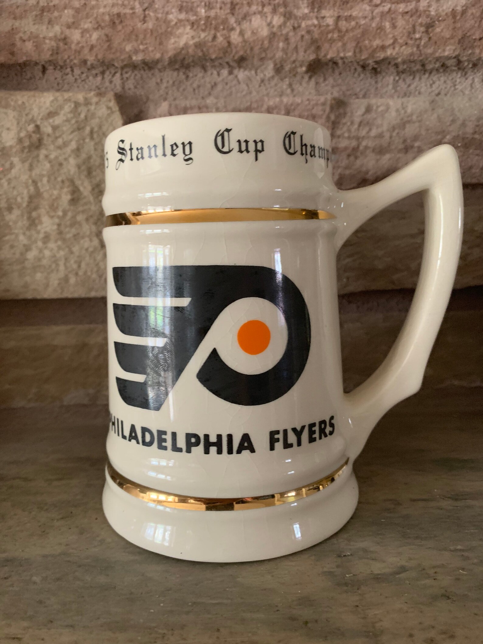 1975 Philadelphia Flyers Ceramic Beer Stein Etsy