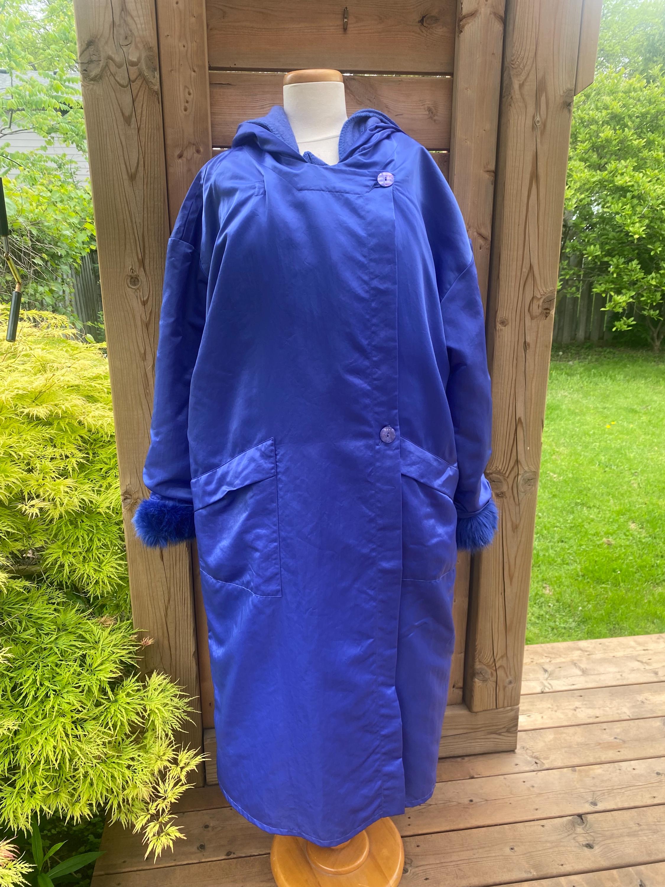 Vintage 1980s Lundström Laparka Coat – 2-in-1 Cobalt Blue Parka