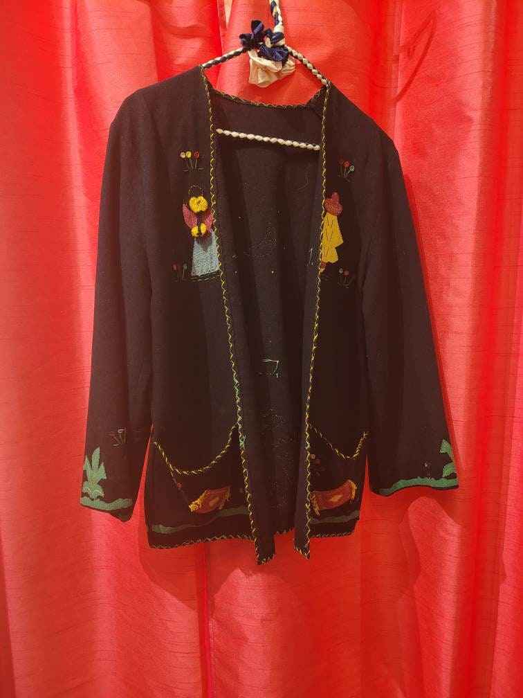 NEIGHBORHOOD Other Mexican Souvenir Jacket L Wool Camel
