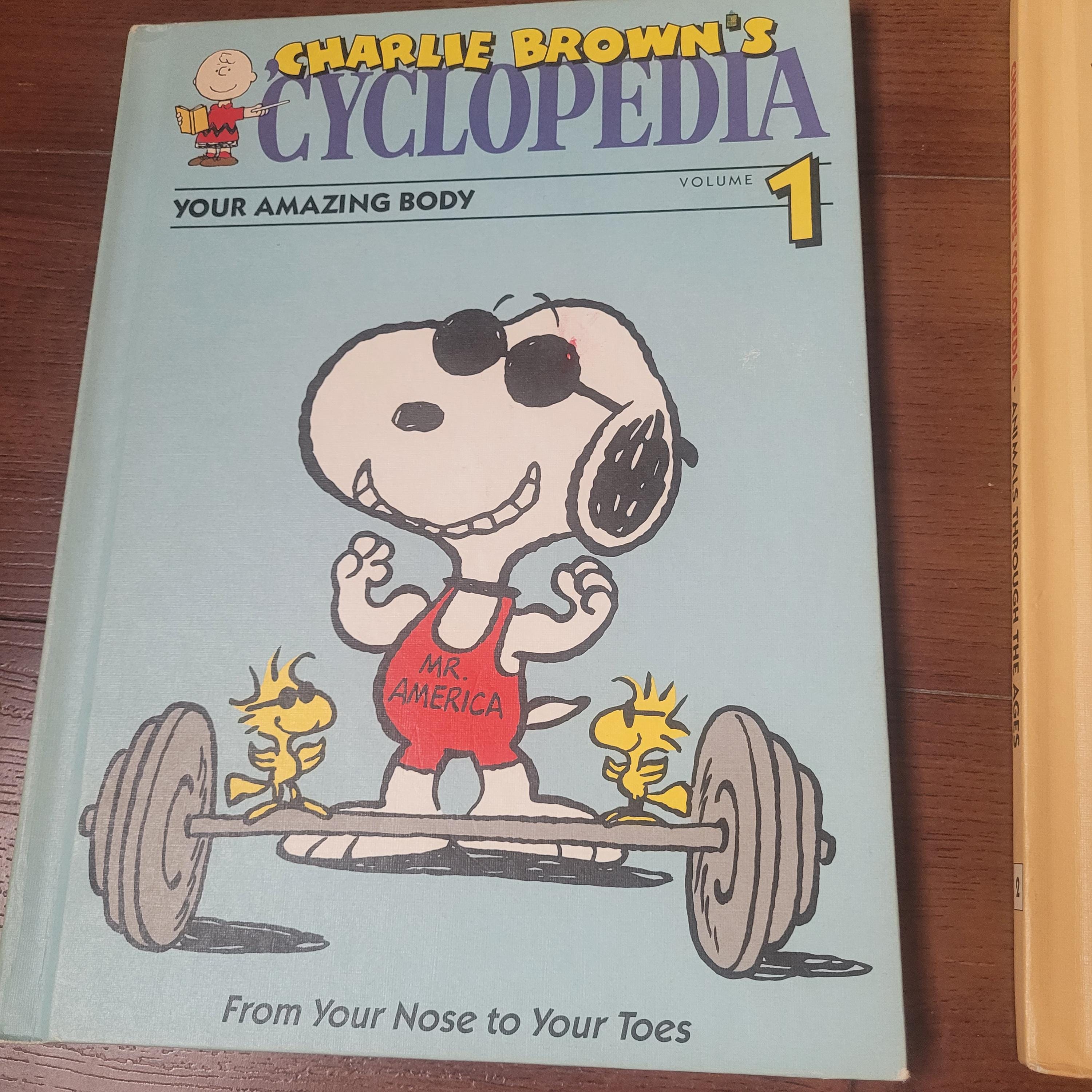 1990 Charlie Brown Cyclopedia Volume 1,2 and 3 by Funk & Wagnalls