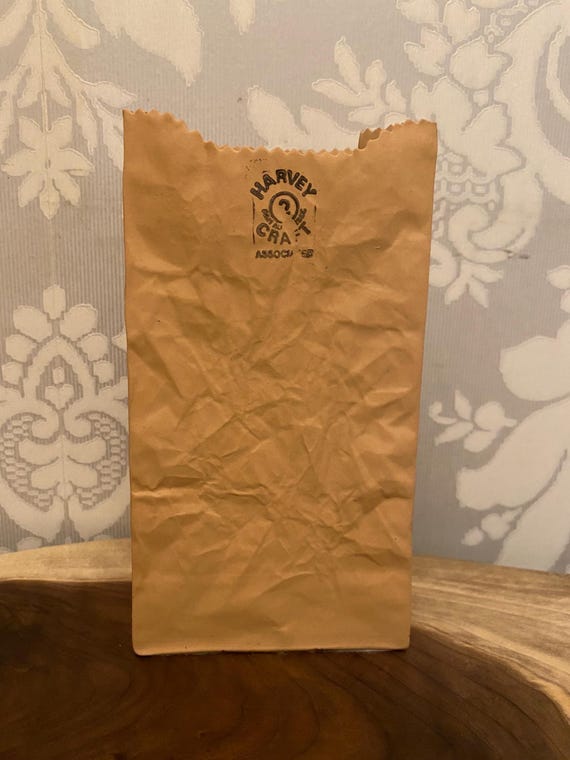 Vintage Michel Harvey Paper Bag Vase – 1980s Studio Pottery