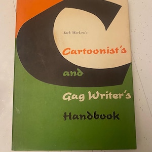 Manual del dibujante y guionista de chistes de 1969, de Jack Markow, publicado por Writer's Digest. Guía ilustrada de cómics de humor.