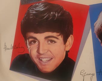 Vintage 1964 the Beatles Worcester Ware Metal Tray - Etsy