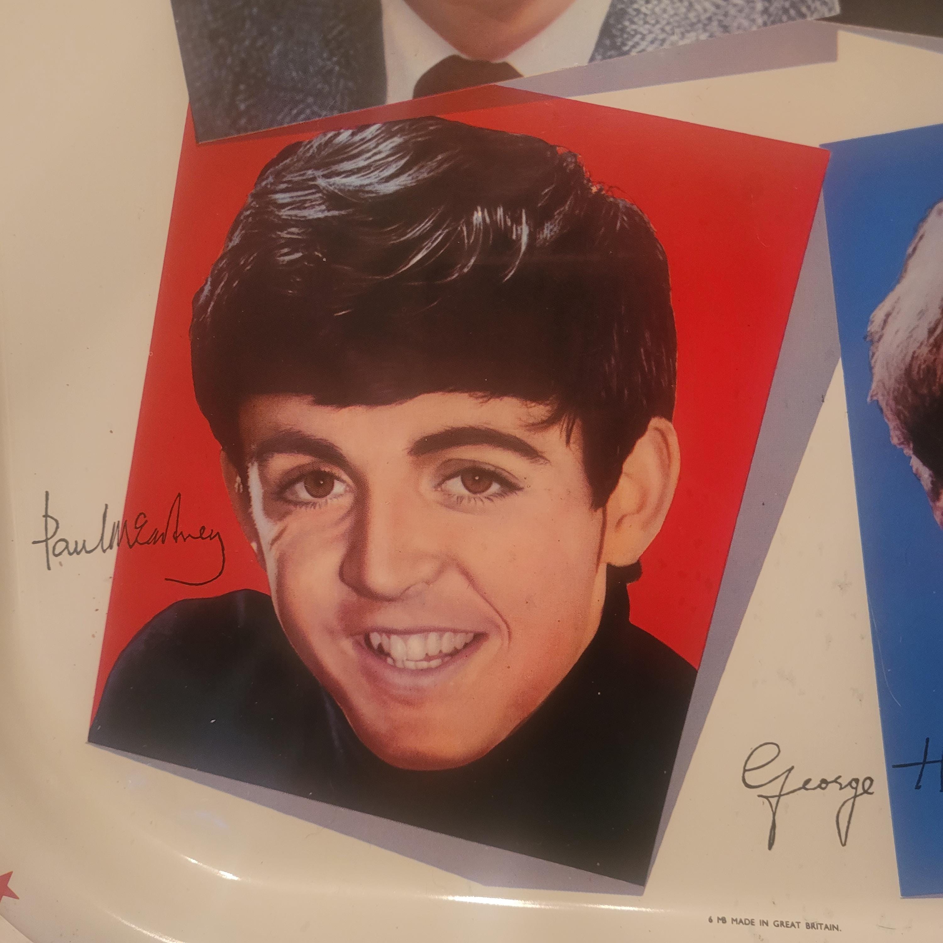 ビートルズ トレイ Worcester Ware Vintage 1964 the Beatles Worcester Ware Metal Tray - Etsy Canada