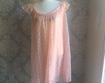 Vintage Chiffon Nightgown 1970’s