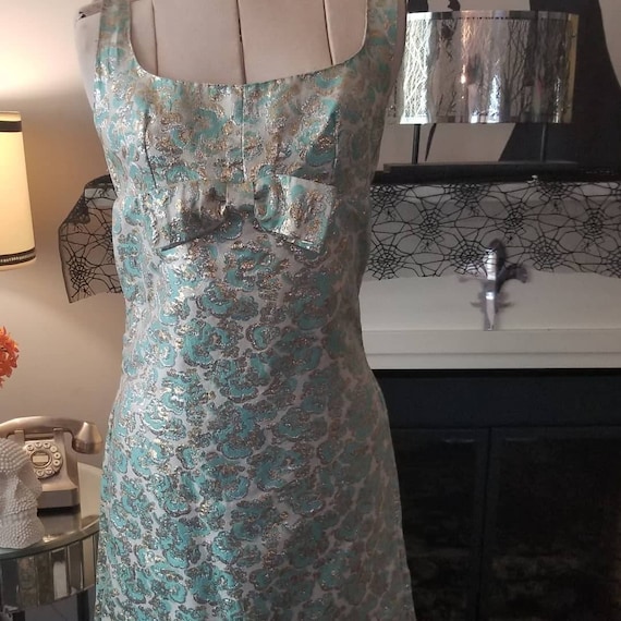 Lame Brocade Dress