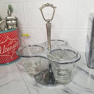 Tazones para servir condimentos Kromex Carousel