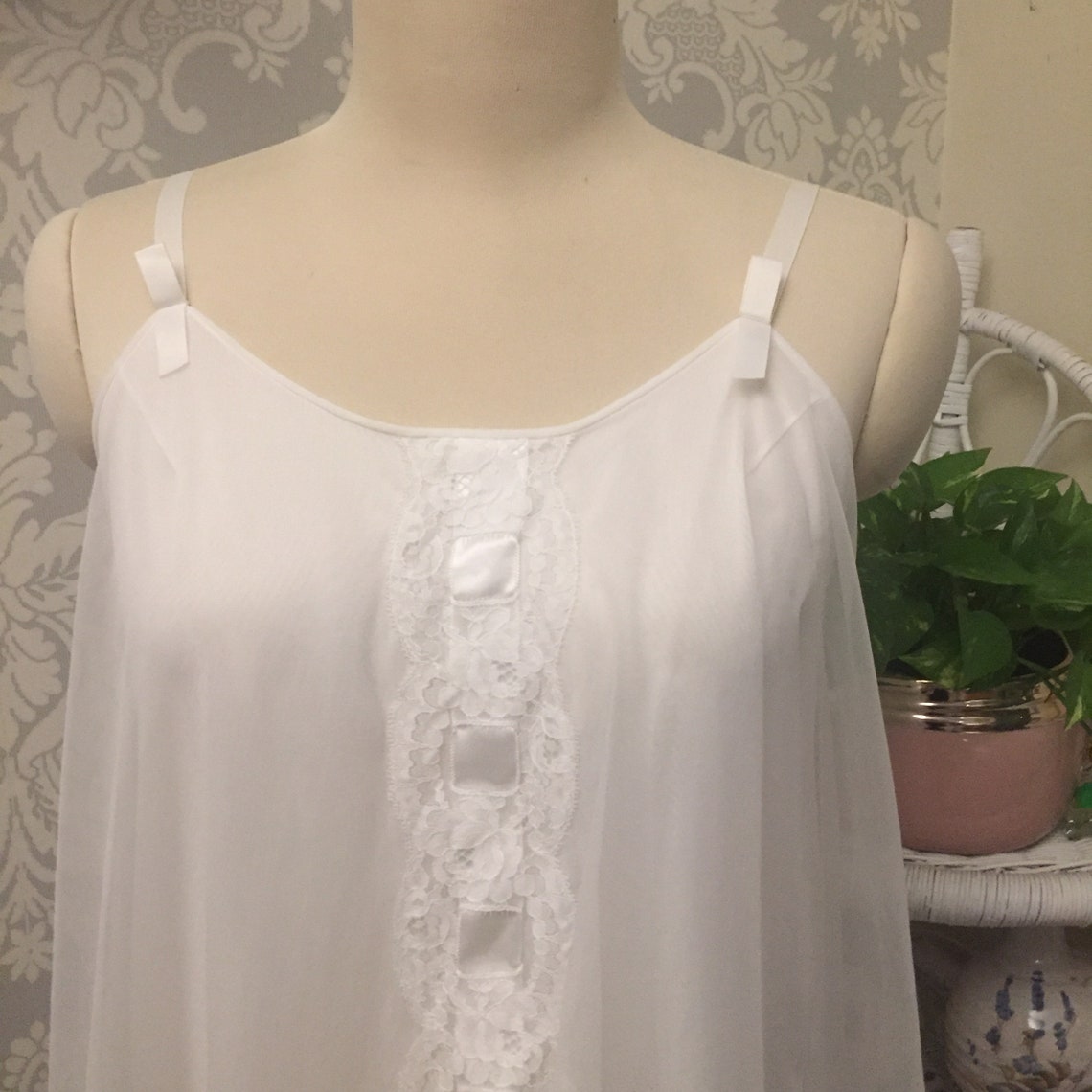 Sweet Vintage Baby Doll Negligee Lingerie Bridal Etsy