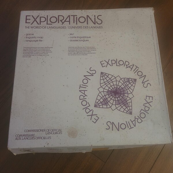 1981 Explorations World of Languages Board Game – Rare Canadian Educational Game