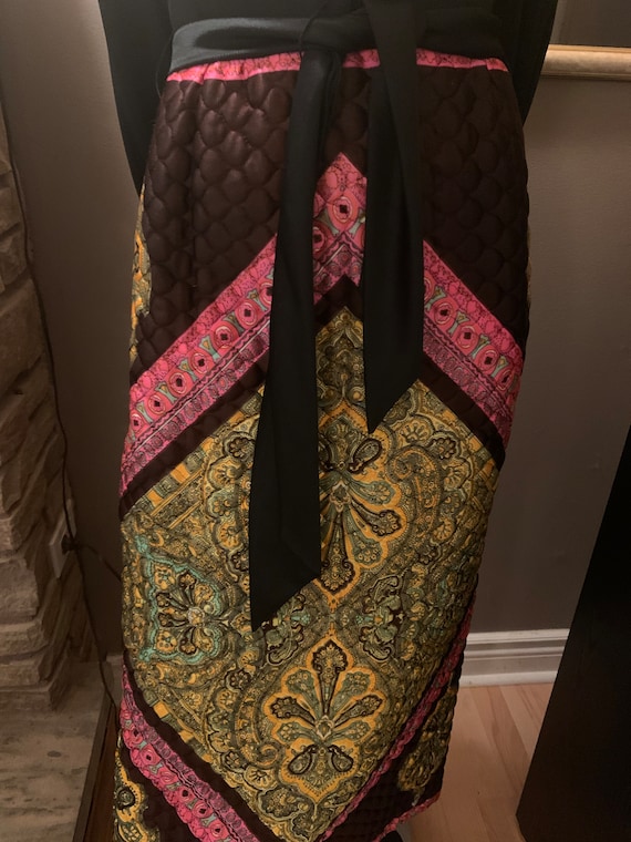 Vintage 70's Missy House of Canada Aqua Maxi Dress