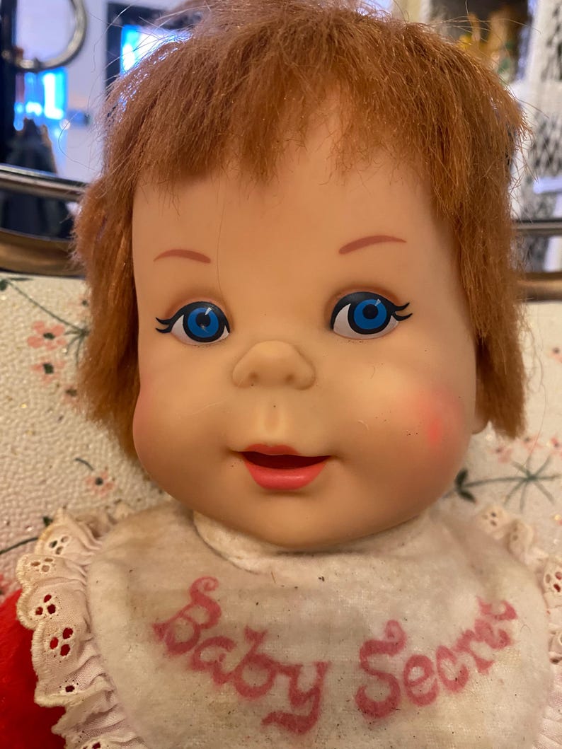 1965 Vintage Baby Secret Doll — Working Pull-string Talking Doll ...