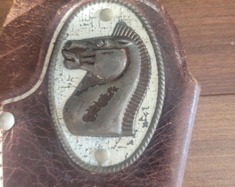 Vintage 50s Bonanza Double Toy Holster Belt - Leather Western