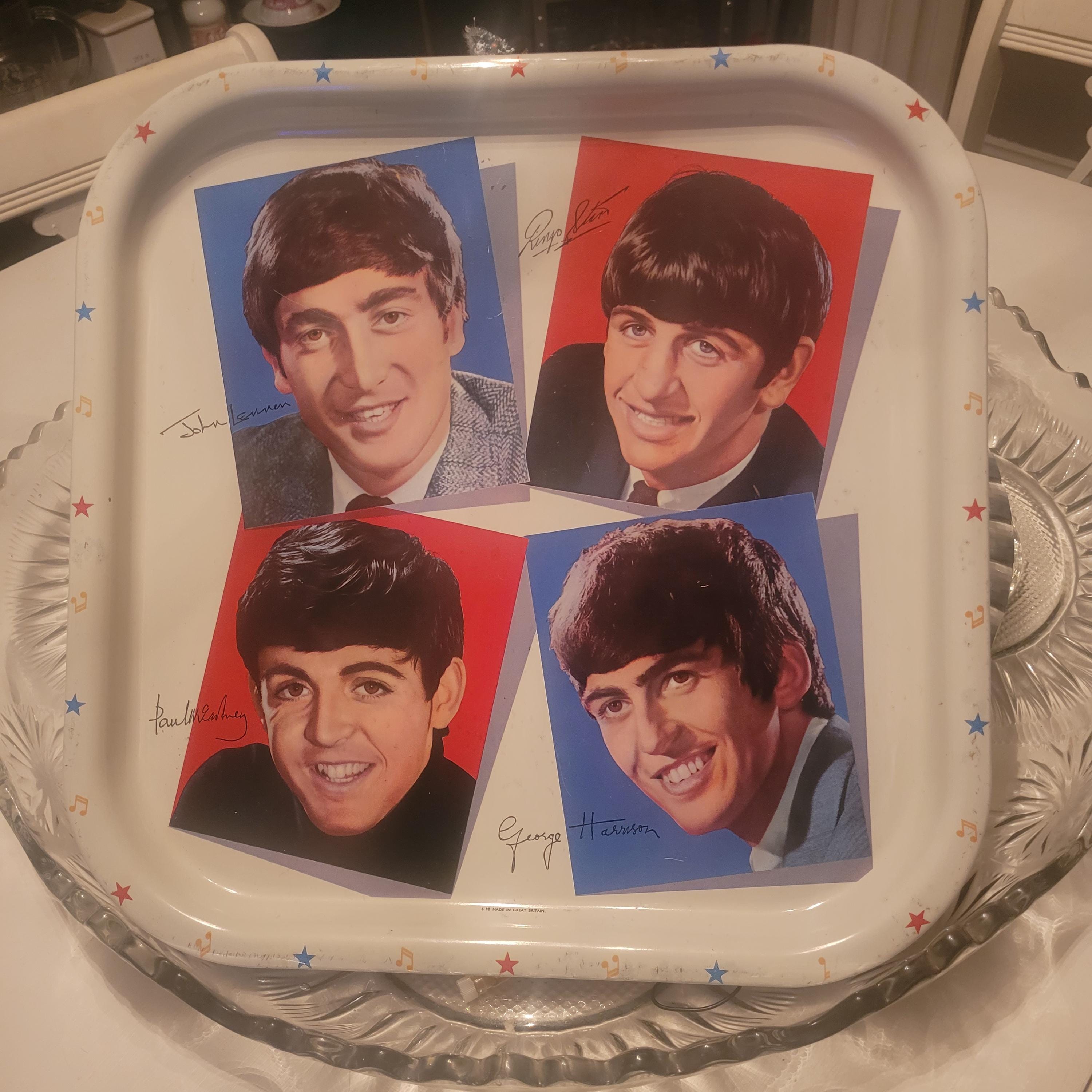Vintage 1964 the Beatles Worcester Ware Metal Tray - Etsy