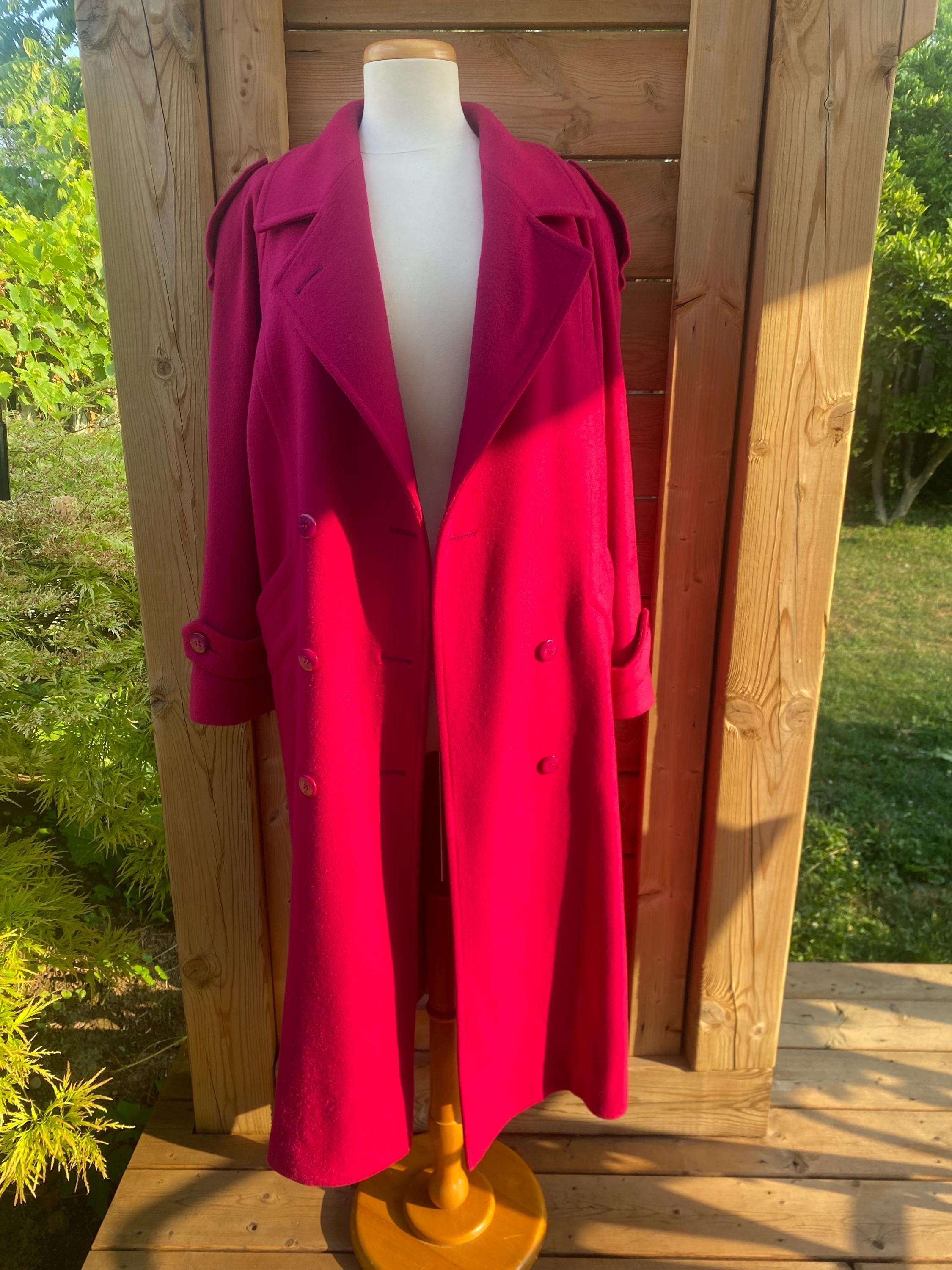 80s Wool Coat - Etsy Canada