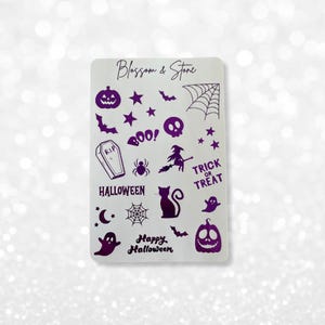 Foiled Halloween Planner Stickers