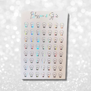 Foiled Idea Mini Planner Stickers