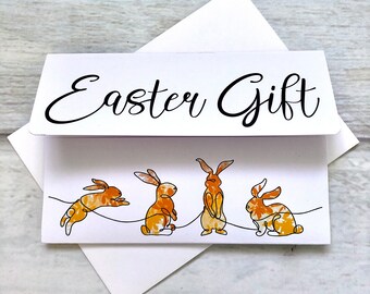 Happy Easter Money Wallet Greeting Gift Card Pack Of 1 Holiday (blank Inside)