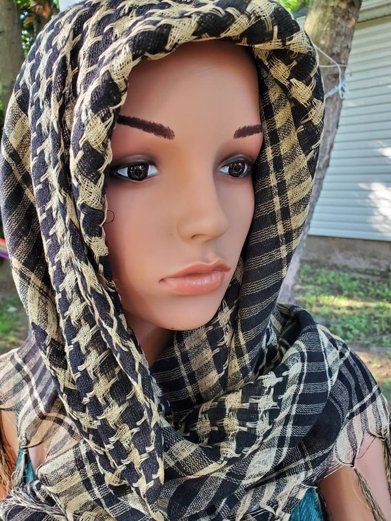 Palestinian Style Face Mask Keffiyeh Kufiya Shemagh Arab -  Israel