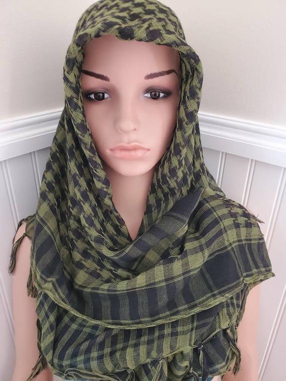 Palestinian Style Face Mask Keffiyeh Kufiya Shemagh Arab -  Israel