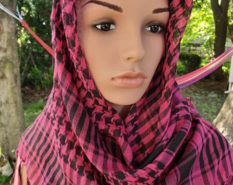 Kefiah Rossa Significato Kefiah Palestinese Originale 110x110 Cm