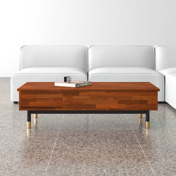 Lift Top Coffee Table With Storage Etsy