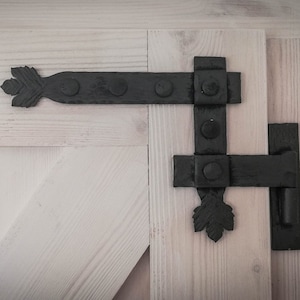 Rustic door hinges
