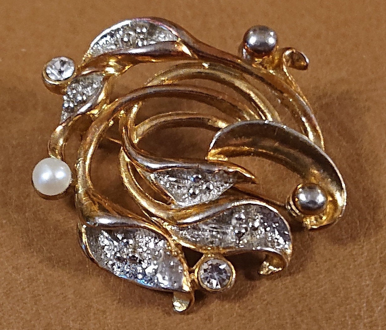 Broche Vintage Movitex Années 70-80 - Bijou Ancien Occasion