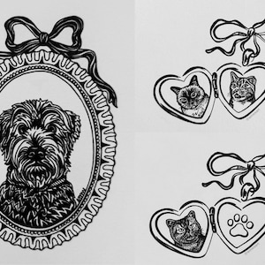 Custom Hand-Drawn Pet Portrait