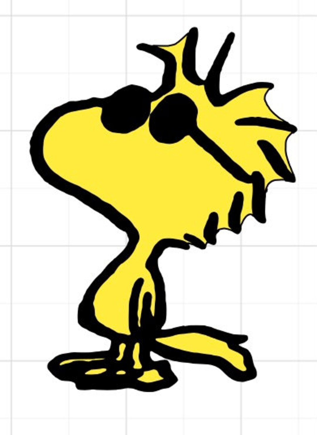 Woodstock With Sunglasses Vinyl Decal, - Etsy