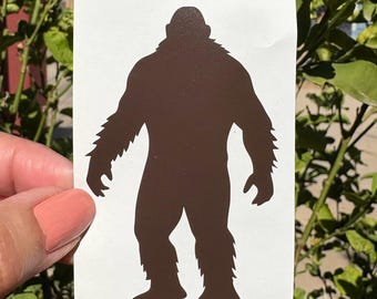 Angry Bigfoot Sasquatch Decal, RV Camping Sticker