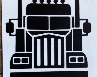 Semi truck vinyl decal, semi truck sticker, transportation vehicle, semi truck , trucker decal, eighteen wheeler,