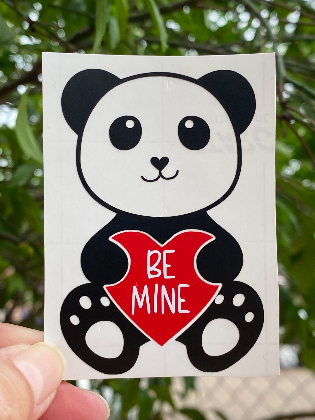 Valentines Day Cute Bear Decal, Be Mine, Love You, Hot Stuff Decal