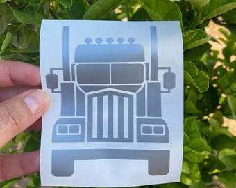 Semi Truck Trailer Vinyl Decal, Transportation Vehicle Sticker