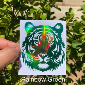 Tiger Head car/truck Decal, Angry Bengal Sticker, jungle, wild life, wild animal,