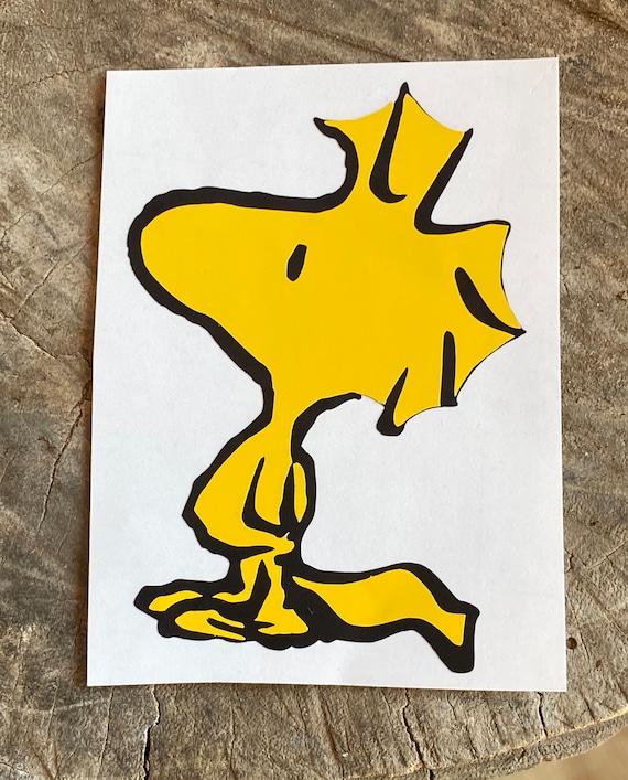 Woodstock vinyl decal, Snoopy decal, peanuts decal, Charlie Brown,  Woodstock sticker, mug decal, laptop decal