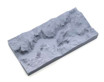 Yosemite National Park: Yosemite Valley - 3D topographic model