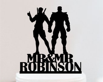 Deadpool Cake Topper Etsy Deadpool Cake Topper Etsy