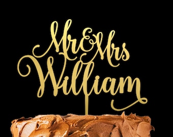 Mr Mrs Cake Topper,Wedding Cake Topper,Gold Cake Topper,Custom Cake Topper,Rustic Cake Topper,Wedding Gifts,Wedding Decoration